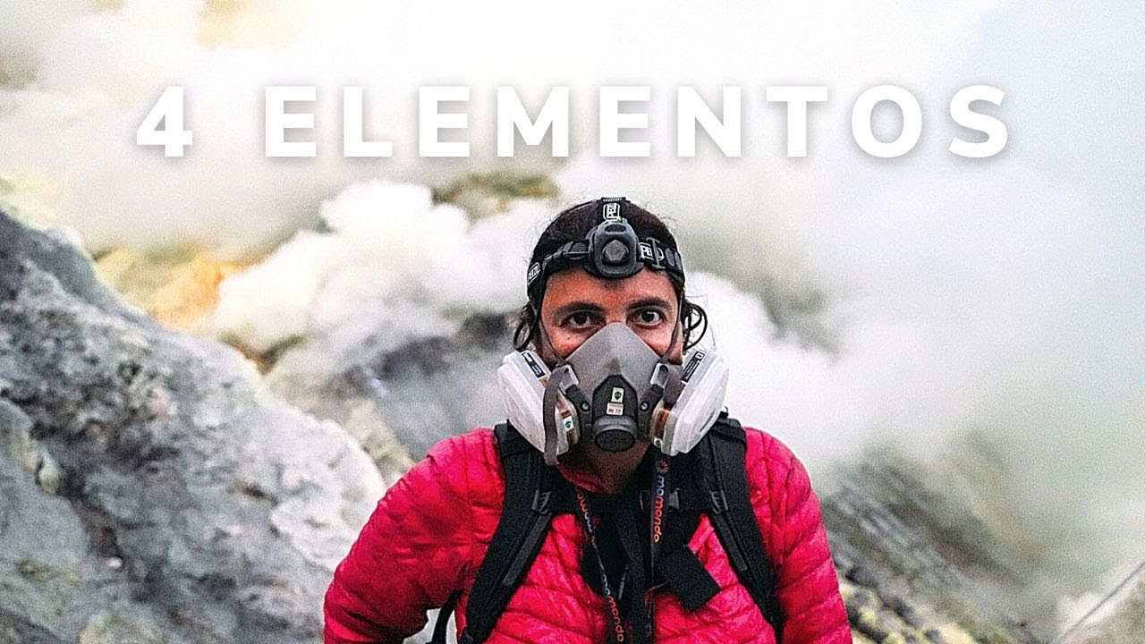 4 Elementos 3D - terra ar fogo água