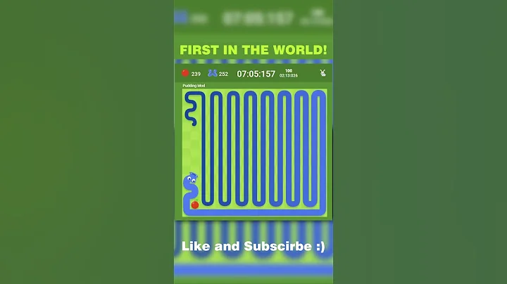 Google Snake Twin Mode in Fast speed