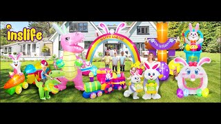 2024 inslife inflatables for Easter Outdoor Decorations