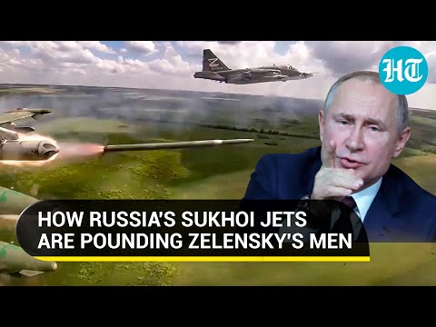 Putin’s Su-25 jets rain missiles on Zelensky’s men as Russia repels Ukrainian advances