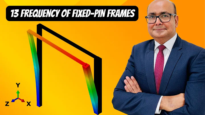 13 Natural Frequency of fixed pin frames | Structural Dynamics – ABAQUS Tutorial