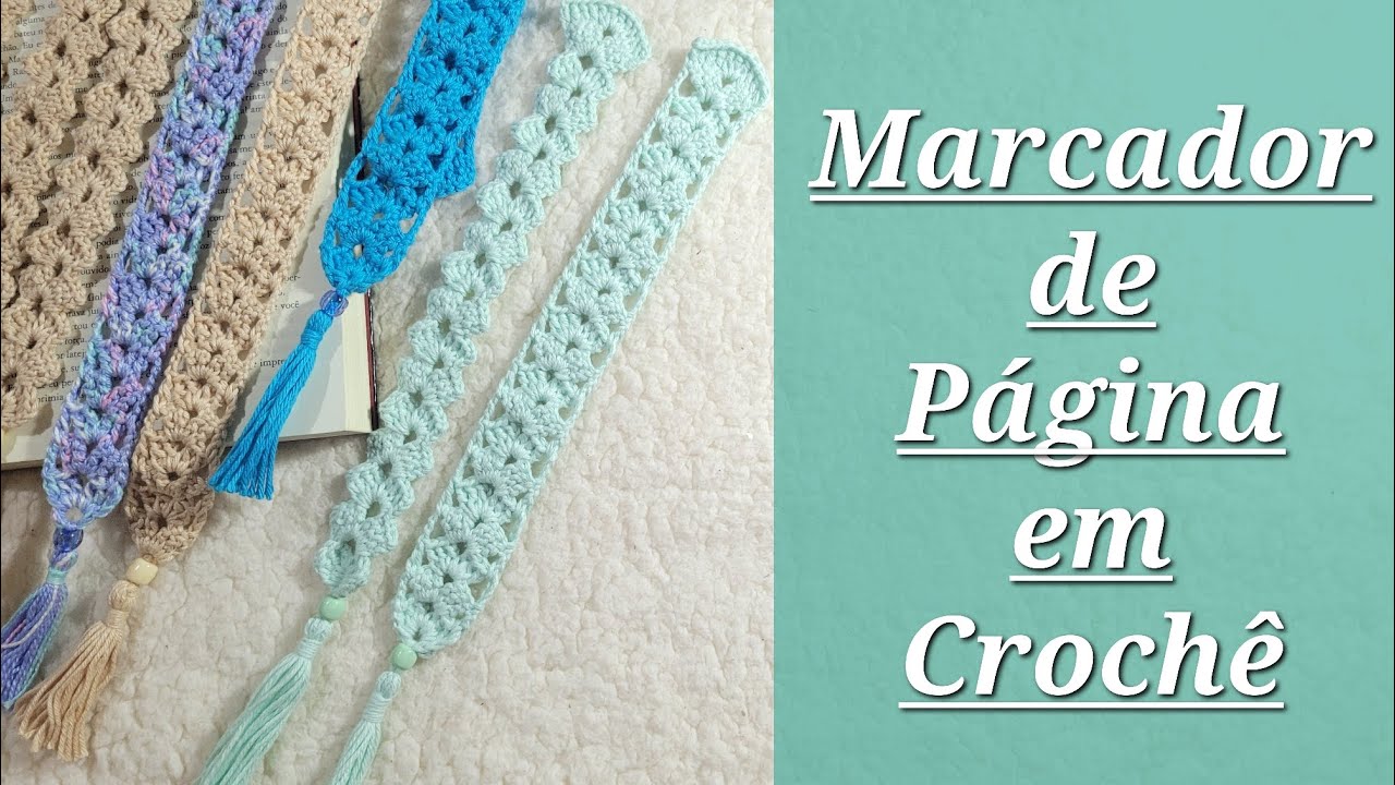 Marcador de Página em Crochê