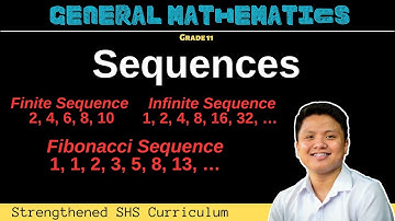 Sequence | Finite or Infinite Sequence | Fibonacci Sequence | Grade 11 General Mathematics | Q1 W3
