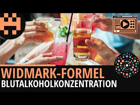 Video: Berechnen des Blutalkoholgehalts (Widmark-Formel): 14 Schritte