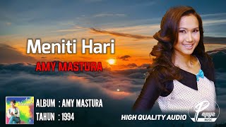 MENITI HARI - AMY MASTURA (HIGH QUALITY AUDIO) WITH LYRIC | LAGU WANITA 90AN