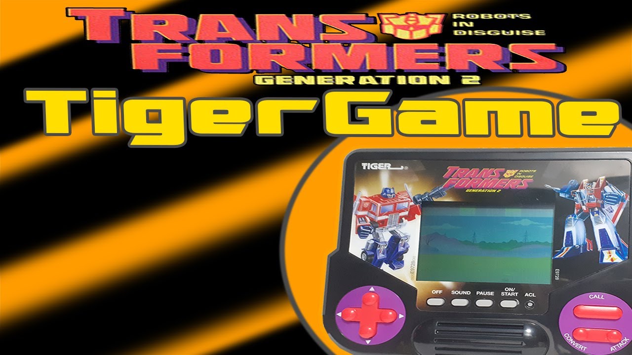 Transformers G2 Tiger Electronics LCD Game - Silver's Toy Shelf - YouTube
