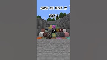 Guess The Block Before The Video Ends! | Part 2