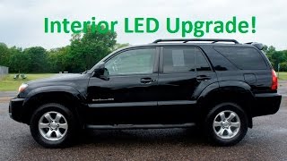 4th Gen Toyota 4Runner LED Interior Bulb Replacement + Rear License Plate Bulbs