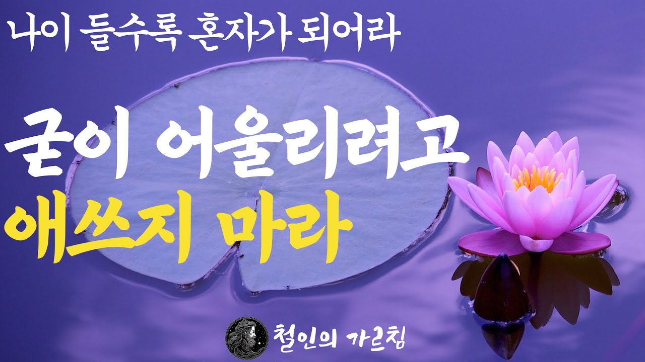 Outline Video 친구가 없을수록 똑똑한 증거|70세 전에 꼭 알아야 할 인생조언|인맥관리가 헛수고인 이유|내가 사람들과 굳이 연락 안하는 이유|오디오북|부처님 말씀|석가모니|ASMR|즉문즉설