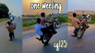 Weeling After Long Time Cg125 Weeling One Weeling
