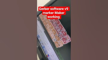 nesting Auto marker | Gerber software| Gerber pattern v9 software| Gerber pattern software