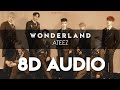 Ateez  wonderland 8d audio use headphones