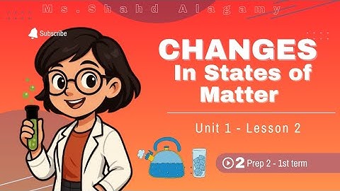 Changes in States of matter | Unit 1 Lesson 2 | Science Prep2 | first term