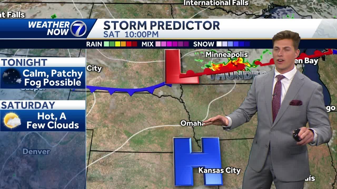 Hot weather on the way: Friday, August 2nd forecast - YouTube