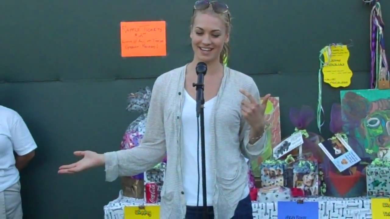 Yvonne Strahovski at Ken-Mar Tennis Tournament!