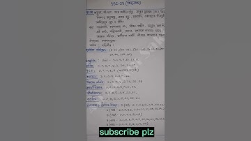 ssc short Syllabus 2023 #ssc