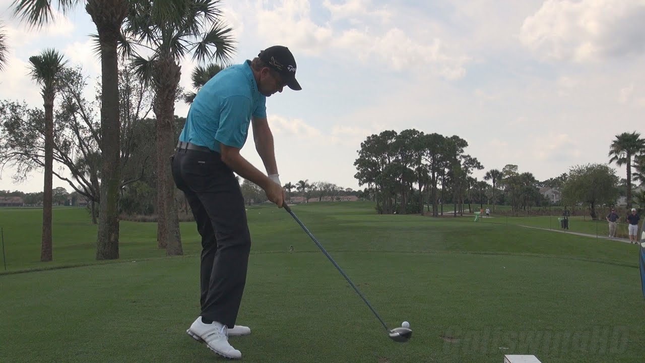 callaway golf RETIEF GOOSEN 2014 - DRIVER GOLF SWING 4TH HOLE HONDA - REGULAR & SLOW MOTION 1080p HD
