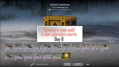 Opening a case until a new CS2 operation starts - Day 6