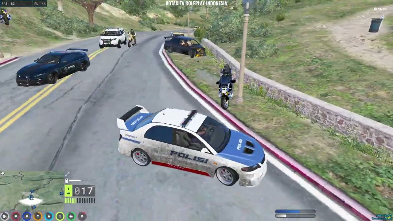 evo 9 pursuit... #gta5rp #gta5clips