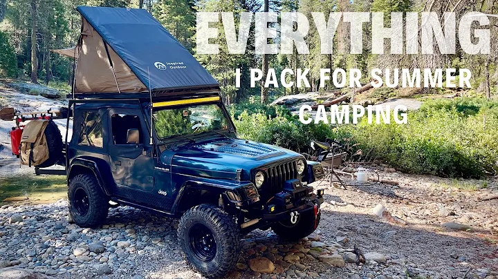 Camping Gear Essentials I Must Have For Off-roading In My 2 Door Jeep Wrangler Tj