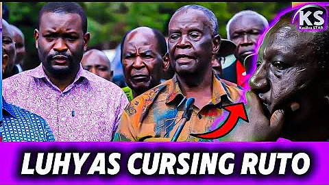 🔥LUHYA LEADERS & ELDERS CURSE RUTO OVER THE DEATH OF CYRUS JIRONGO