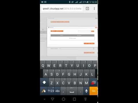 QNE Cloud Portal  - Smart Phone Live Demo