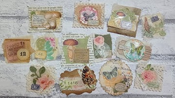 Hot Glue Snippet Clusters - #msscrapbusters