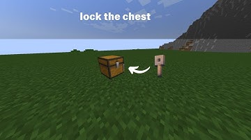 How To Lock Your Minecraft Chests With Simple Command !