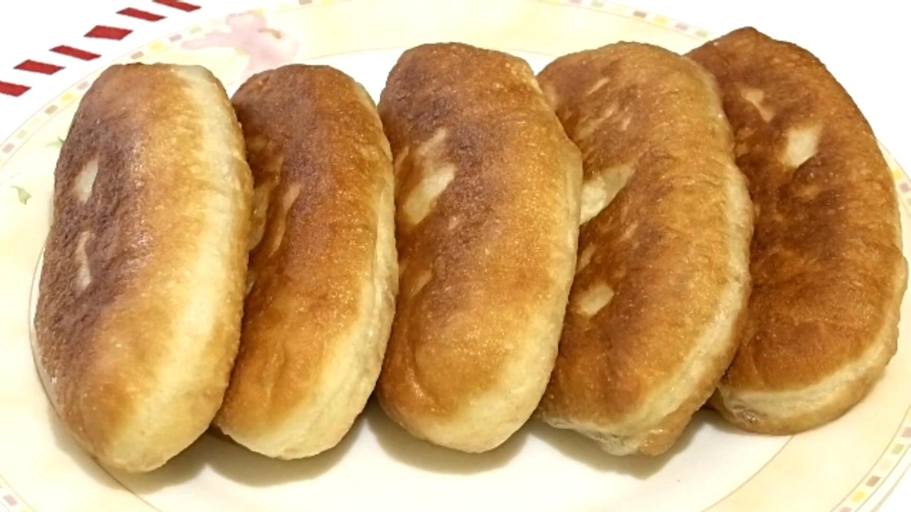 Постные, жаренные пирожки с горохом / Lenten fried pies