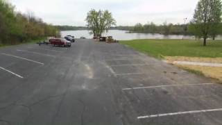 Bebop drone 300 ft arial view over Delaware state park OH