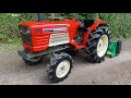 Yanmar YM2420D 4WD Compact Tractor & New Flail Mower