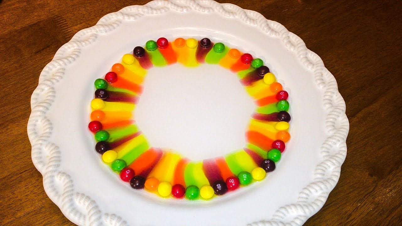 DIY RAINBOW SKITTLES TRICK YouTube