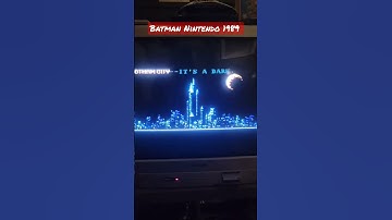 Opening Scene for NES Batman 1989 #retrogaming #nintendo #1980s