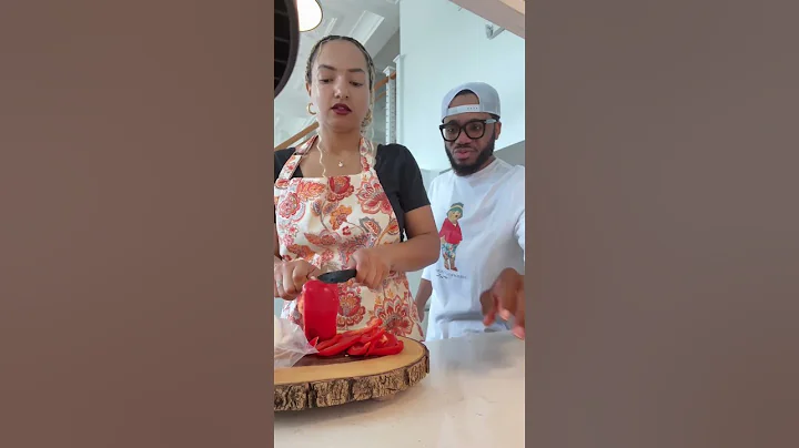 “Putting my foot in it” while making dinner prank on Hubby😆