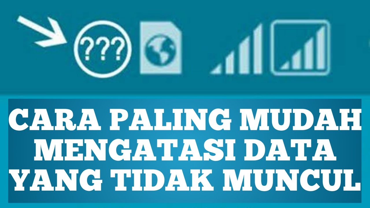 Cara Mudah Mengatasi Koneksi Data Seluler Tidak Bisa Muncul Youtube