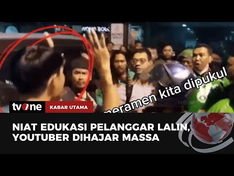 Bikin Konten Cegah Lawan Arah, Youtuber Dikepung Ojol dan Warga | Kabar Utama tvOne