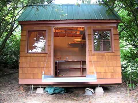 shed drawbridge door - youtube