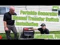 Portable Generator Manual Transfer Switch Installation in Levittown, PA
