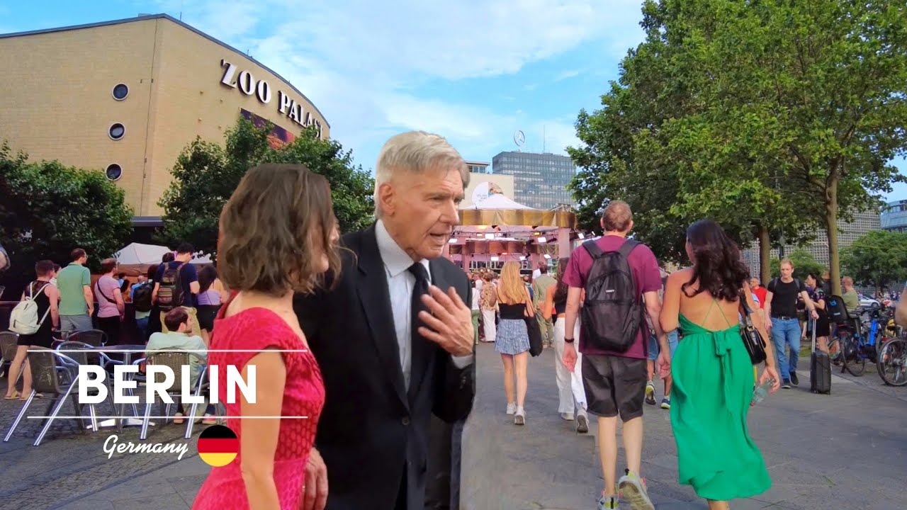 Harrison Ford in Berlin [4K] - Germany 2023 🇩🇪 Charlottenburg - Zoo Palast | Walking Tour