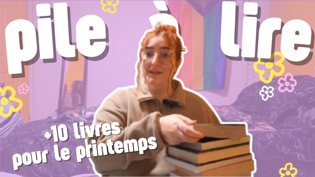 Quels livres le hasard a mis dans ma pile à lire du printemps? 🌼|| TBR Booth