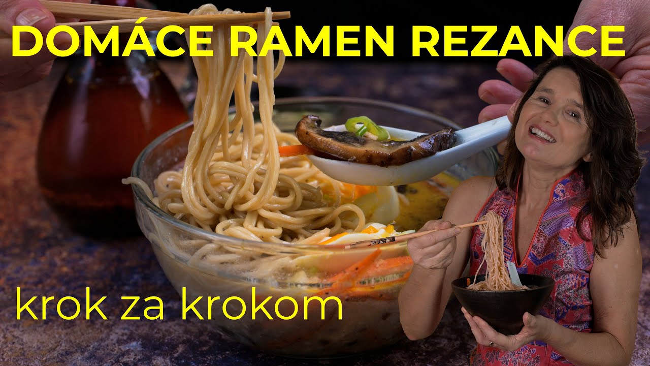 Domáce ramen rezance 🍜 | Jednoduchý recept krok za krokom