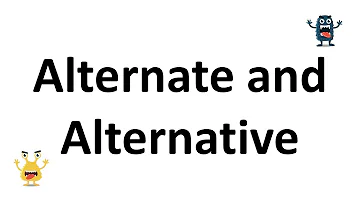 Is it alternate or alternative number?