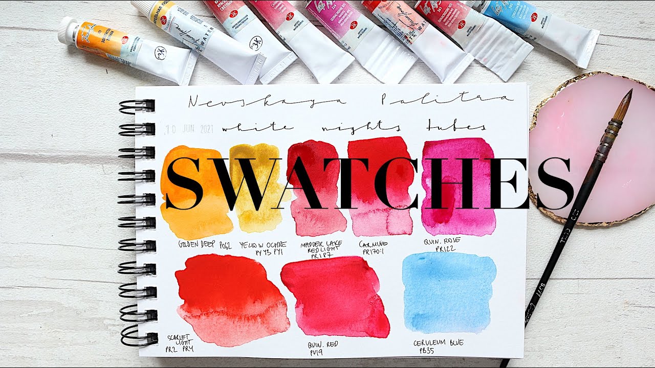 Milena B. BLOG: REVIEW: White Nights Watercolor Tubes