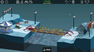 Edge Hugger | 5-2 80s Fun Land | Unbreaking Under-budget Solution | Poly Bridge