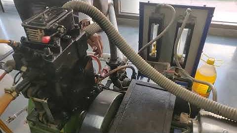 Internal Combustion Engine LAB | Performance study of 4S-1C Diesel engine| Experiment no- 4 | part 3
