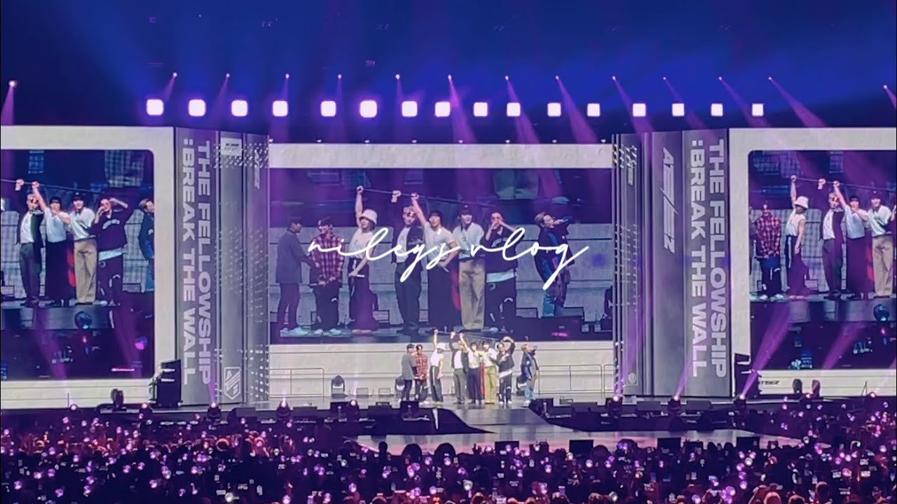 倫敦vlog｜2023 ATEEZ倫敦演唱會 唱跳實力太厲害現場超炸裂！