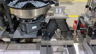 Fully Integrated Hardware Kit Packaging Line | Batchmaster® Counters | Bagmaster® Bagger