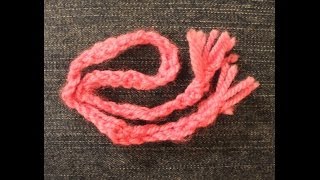 Вяжем шарфик для игрушки (собачка-6 часть). Вяжем шарфик для игрушки (собачка-6 часть).