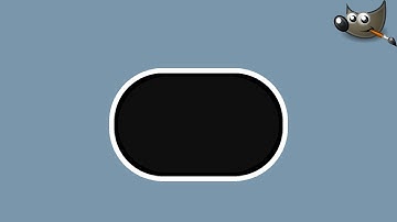 How to Add a Stroke to a Rounded Object in Gimp