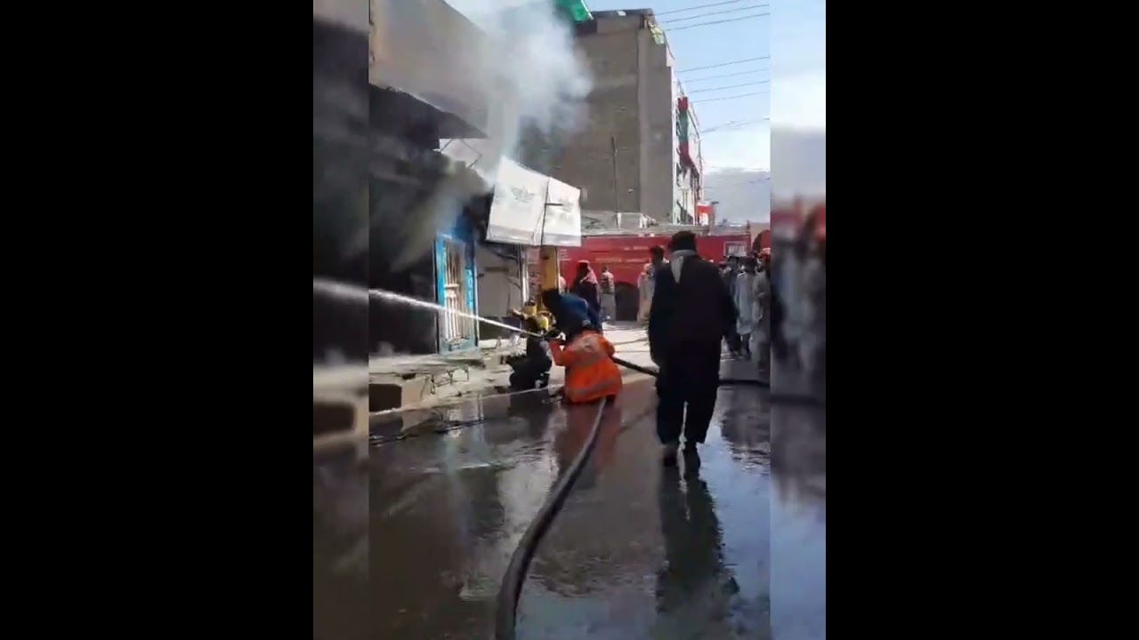 Fire incident in Quetta 17/02/24 